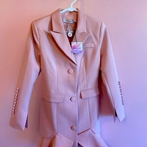 Pink dress jacket-